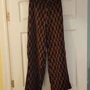 Old Navy Brown and Black Striped Pants